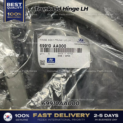 Genuine Trunk Lid Hinge LH 69910AA000 for Hyundai Elantra