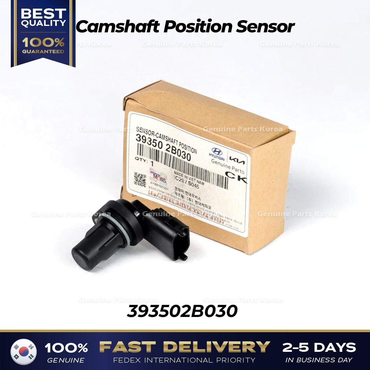 Genuine Camshaft Position Sensor 393502B030 for Hyundai Kia