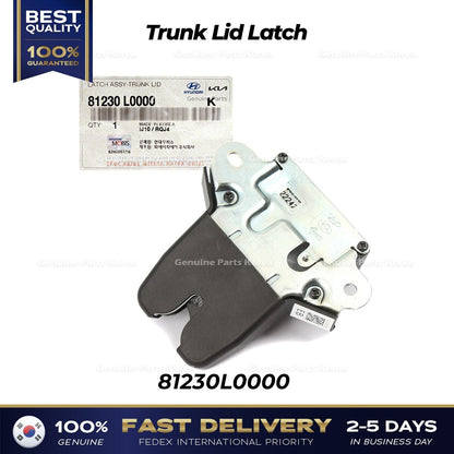 Genuine Trunk Lid Latch 81230L0000 for Hyundai Sonata Kia K5