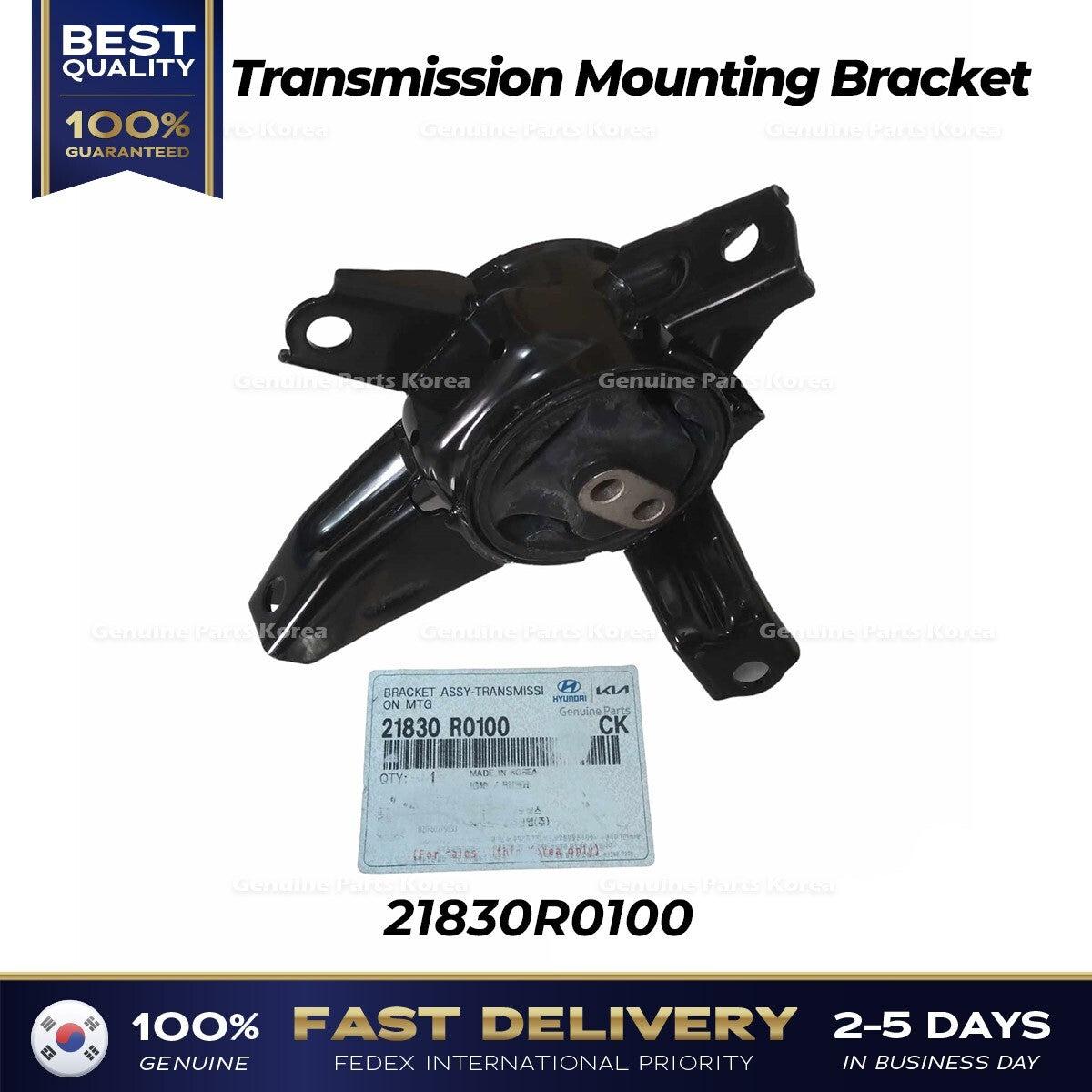 Genuine Transmission Mounting Bracket 21830R0100 for Kia Carnival