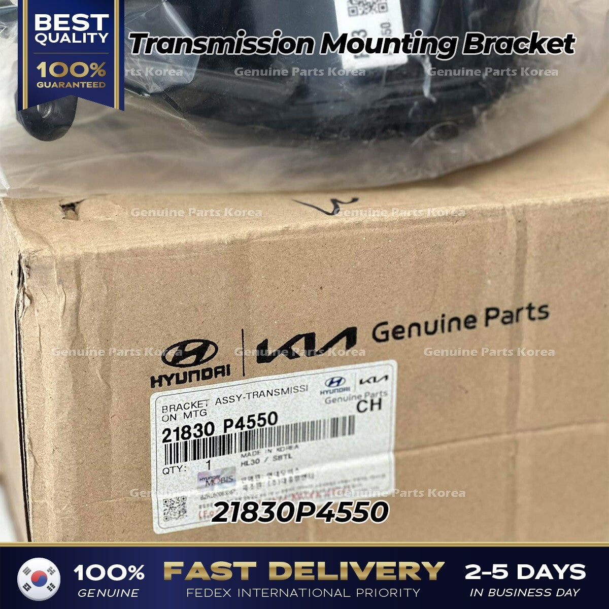 Genuine Transmission Mounting Bracket 21830P4550 for Kia Sorento