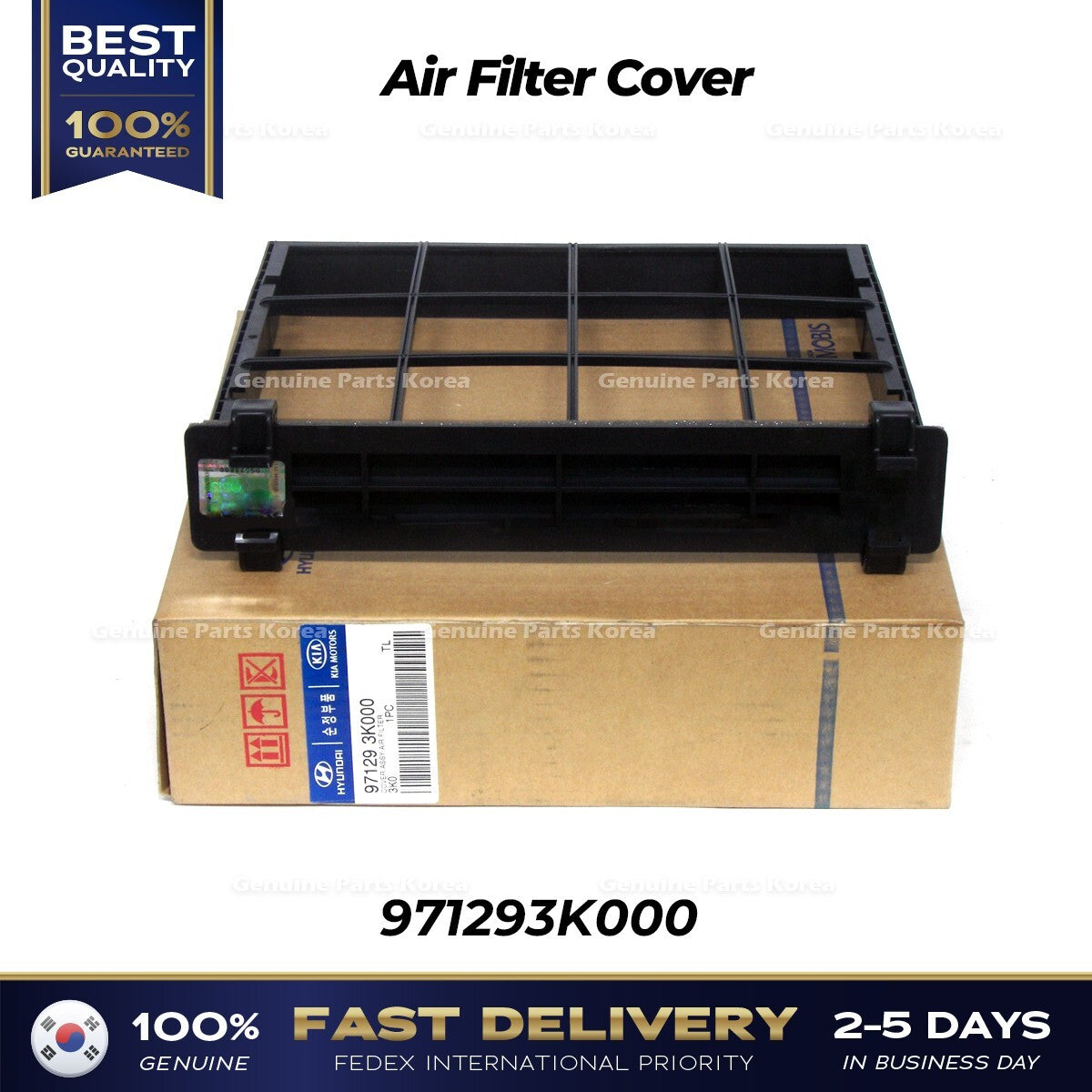 Genuine Air Filter Cover 971293K000 for Hyundai Azera Kia Optima