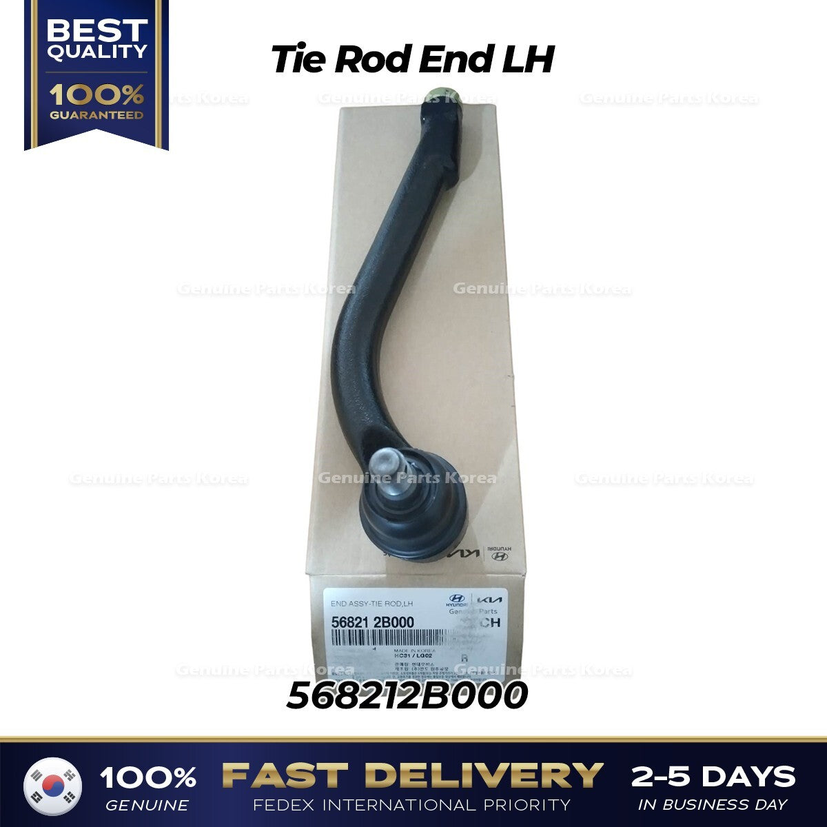 Genuine Tie Rod End LH 568212B000 for Hyundai Veracruz