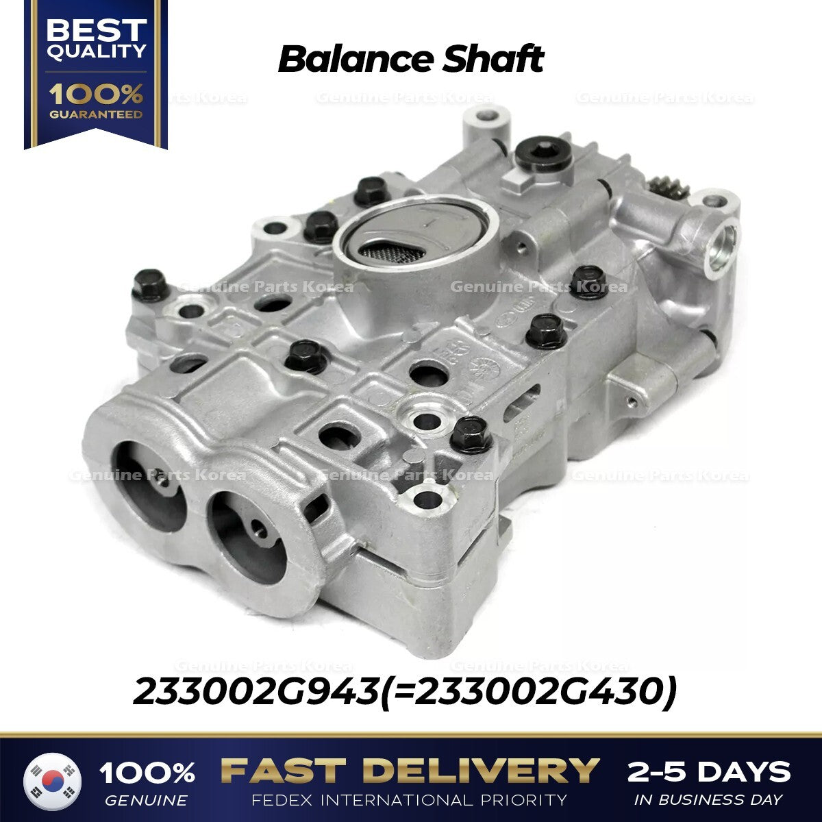 Genuine Balance Shaft 233002G943 for Hyundai Sonata Kia Optima