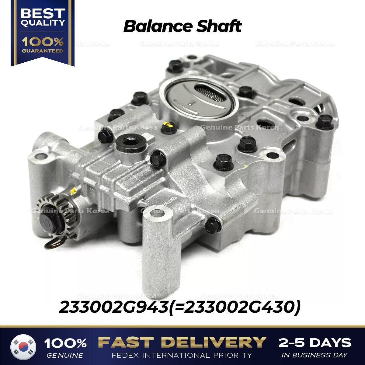 Genuine Balance Shaft 233002G943 for Hyundai Sonata Kia Optima