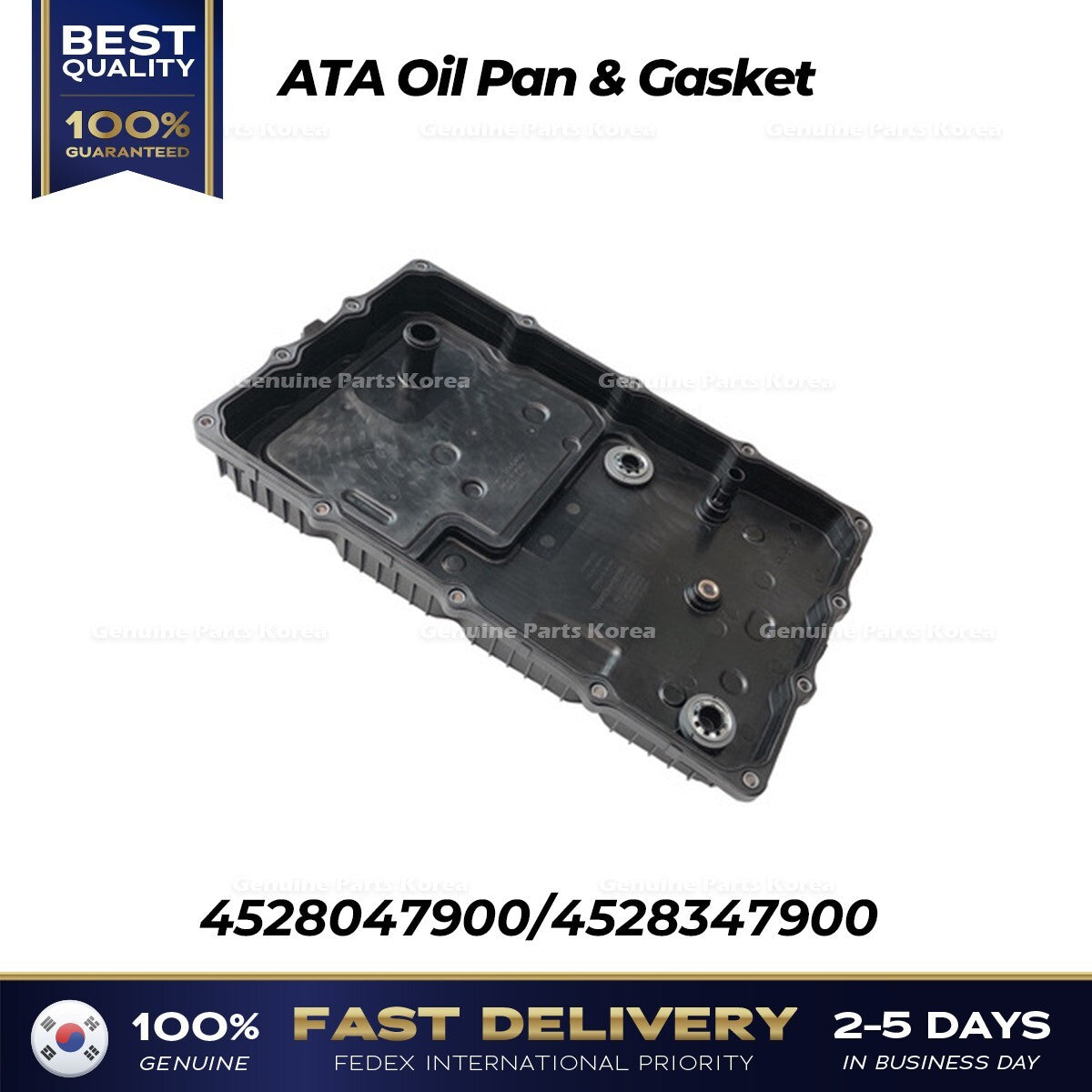 Genuine ATA Oil Pan & Gasket 4528047900 for Hyundai Genesis G80 G90 GV70