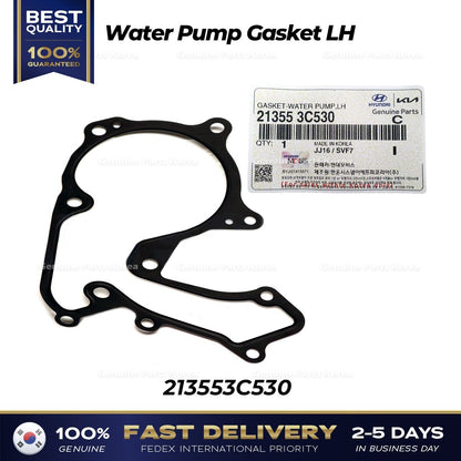 Genuine Water Pump Gasket LH 213553C530 for Hyundai Genesis Kia