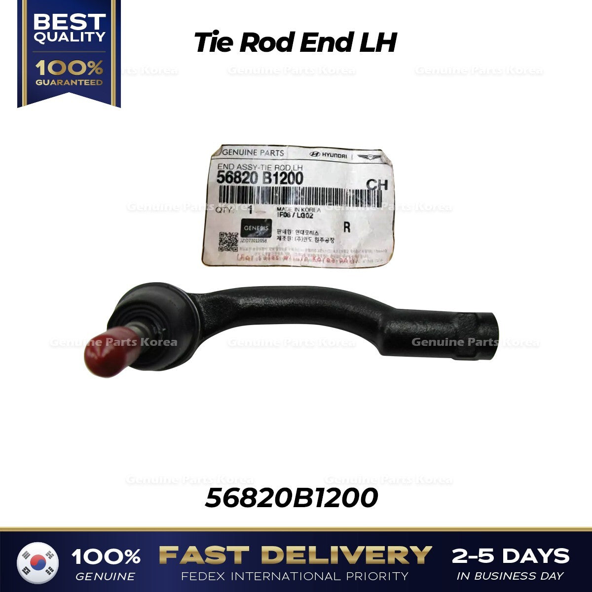 Genuine Tie Rod End LH 56820B1200 for Hyundai Genesis G80