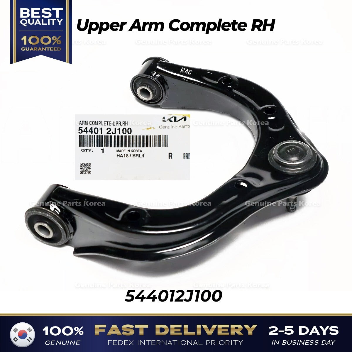 Genuine Upper Arm Complete RH 544012J100 for Kia Borrego
