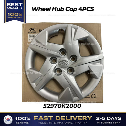 Genuine Wheel Hub Cap 4PCS 52970K2000 for Hyundai Venue