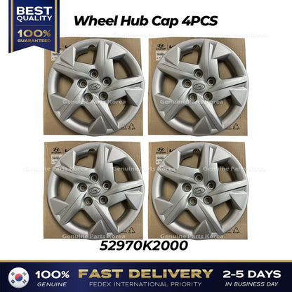 Genuine Wheel Hub Cap 4PCS 52970K2000 for Hyundai Venue