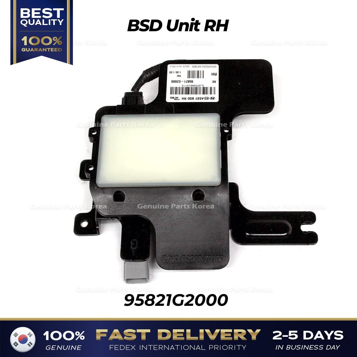 Genuine BSD Unit RH 95821G2000 for Hyundai Ioniq