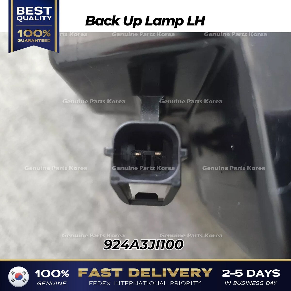 Genuine Back Up Lamp LH 924A3JI100 for Hyundai Genesis G80 Electric