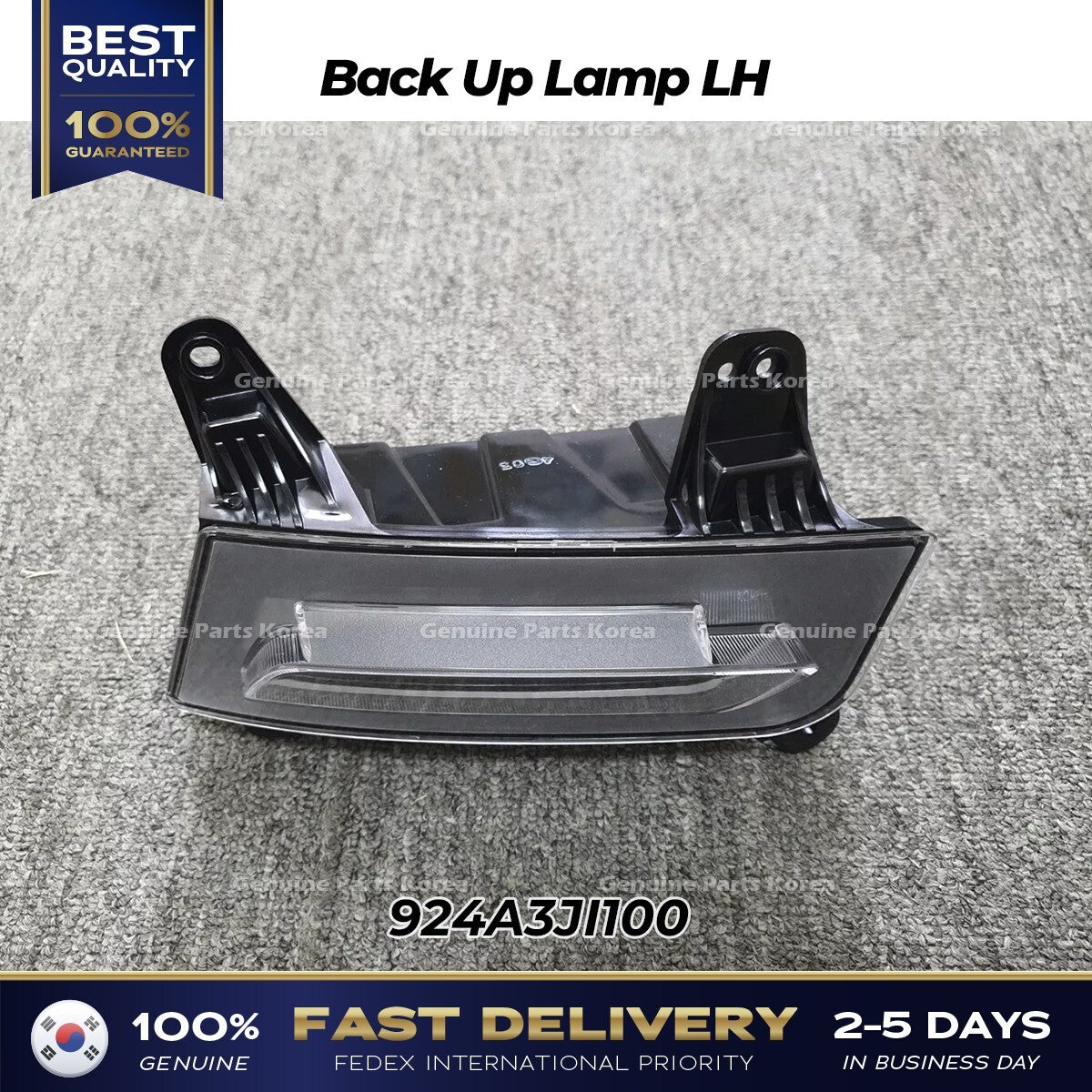 Genuine Back Up Lamp LH 924A3JI100 for Hyundai Genesis G80 Electric