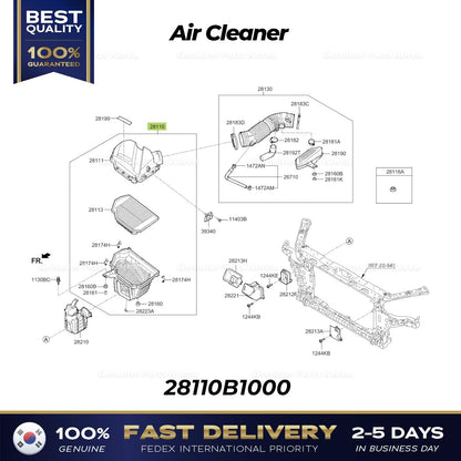 Genuine Air Cleaner 28110B1000 for Hyundai Genesis