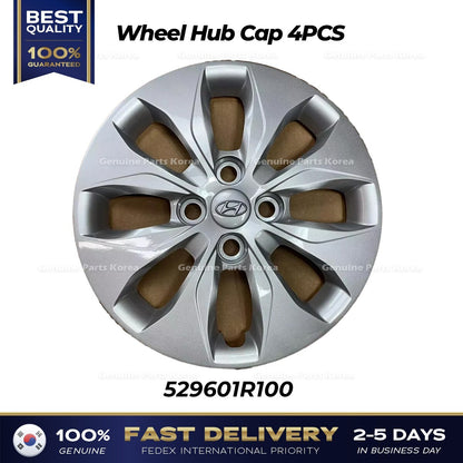 Genuine Wheel Hub Cap 4PCS 529601R100 for Hyundai Accent