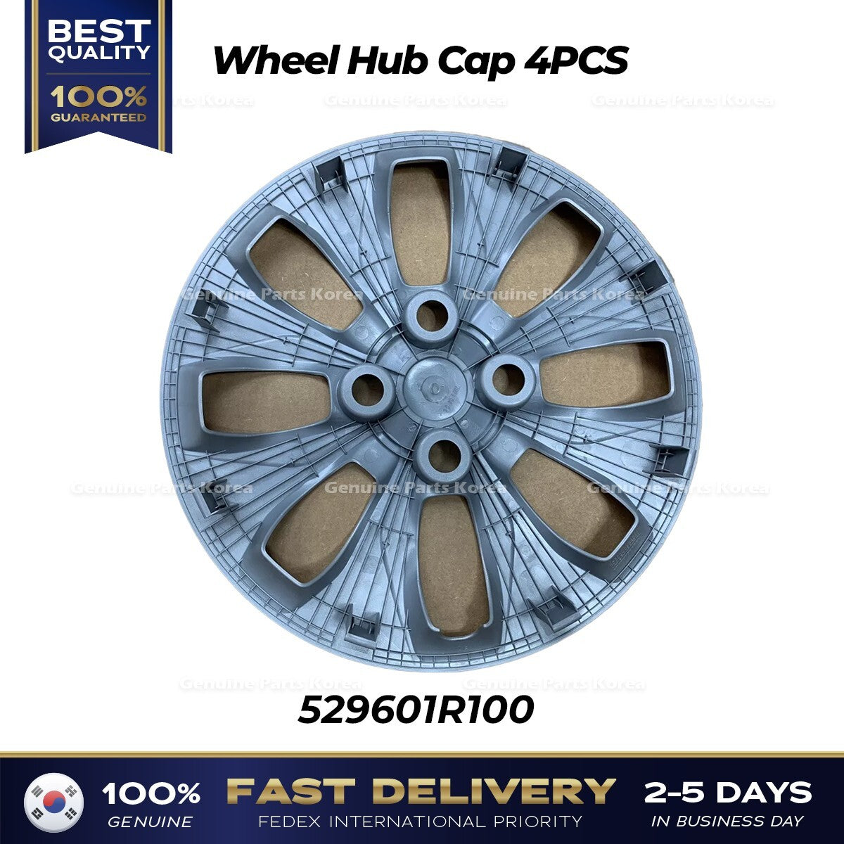 Genuine Wheel Hub Cap 4PCS 529601R100 for Hyundai Accent