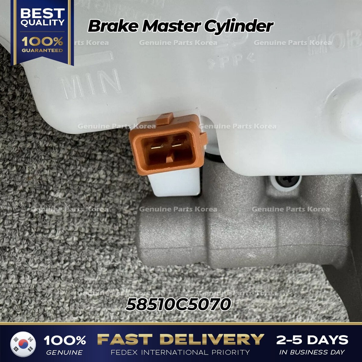 Genuine Brake Master Cylinder 58510C5070 for Hyundai Palisade Kia Telluride