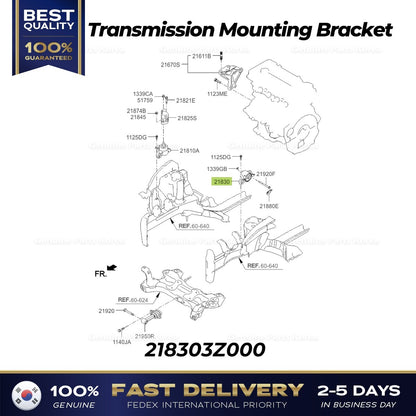 Genuine Transmission Mounting Bracket 218303Z000 for Kia Soul