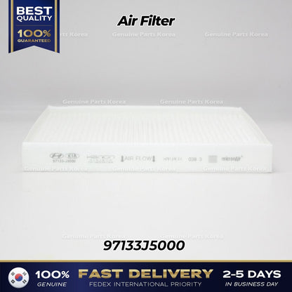 Genuine Air Filter 97133J5000 for Hyundai Santa Fe Kia Stinger