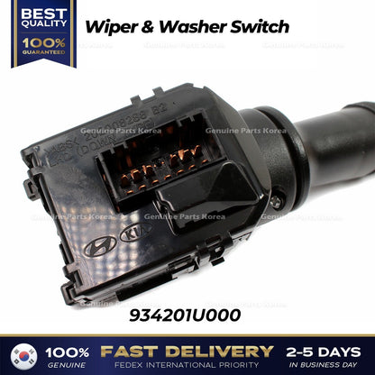 Genuine Wiper & Washer Switch 934201U000 for Hyundai Elantra Kia Forte