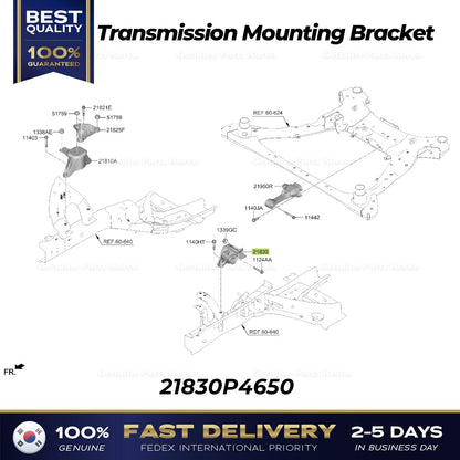 Genuine Transmission Mounting Bracket 21830P4650 for Kia Sorento