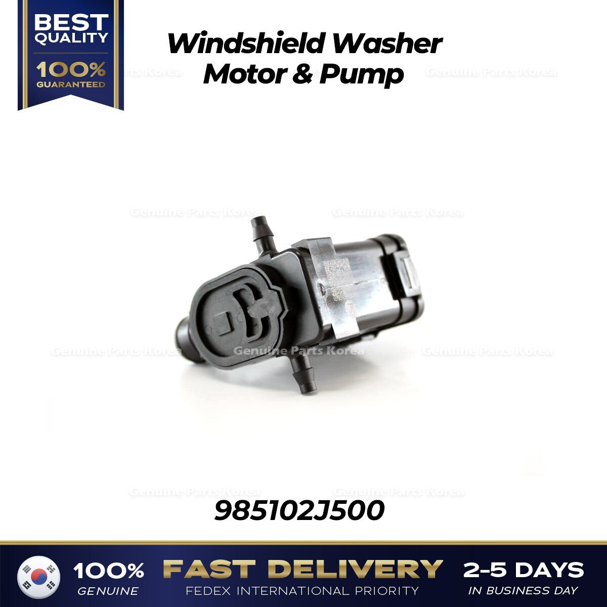 Genuine Windshield Washer Motor & Pump 985102J500 for Hyundai Kia