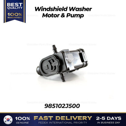 Genuine Windshield Washer Motor & Pump 985102J500 for Hyundai Kia