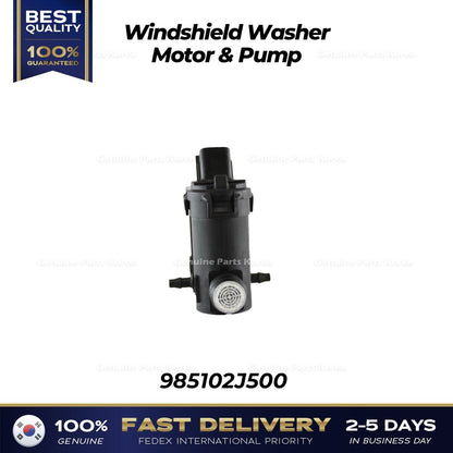 Genuine Windshield Washer Motor & Pump 985102J500 for Hyundai Kia