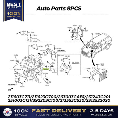 Genuine Auto Parts 8PCS for Hyundai Grand Santa Fe