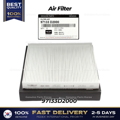 Genuine Air Filter 97133D2000 for Hyundai Genesis G80 G90 GV70