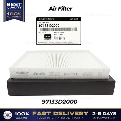 Genuine Air Filter 97133D2000 for Hyundai Genesis G80 G90 GV70
