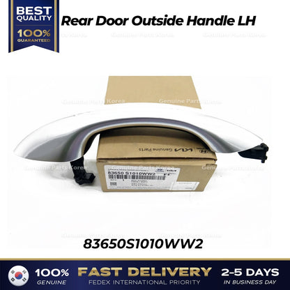 Genuine Rear Door Outside Handle LH 83650S1010WW2 for Hyundai Santa Fe