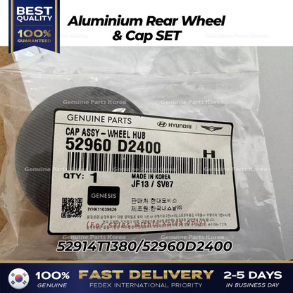 Genuine Aluminium Rear Wheel & Cap SET 52914T1380 for Genesis G80 Sport
