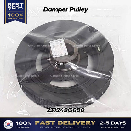Genuine Damper Pulley 231242G600 for Hyundai Santa Fe Kia Forte