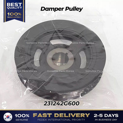 Genuine Damper Pulley 231242G600 for Hyundai Santa Fe Kia Forte