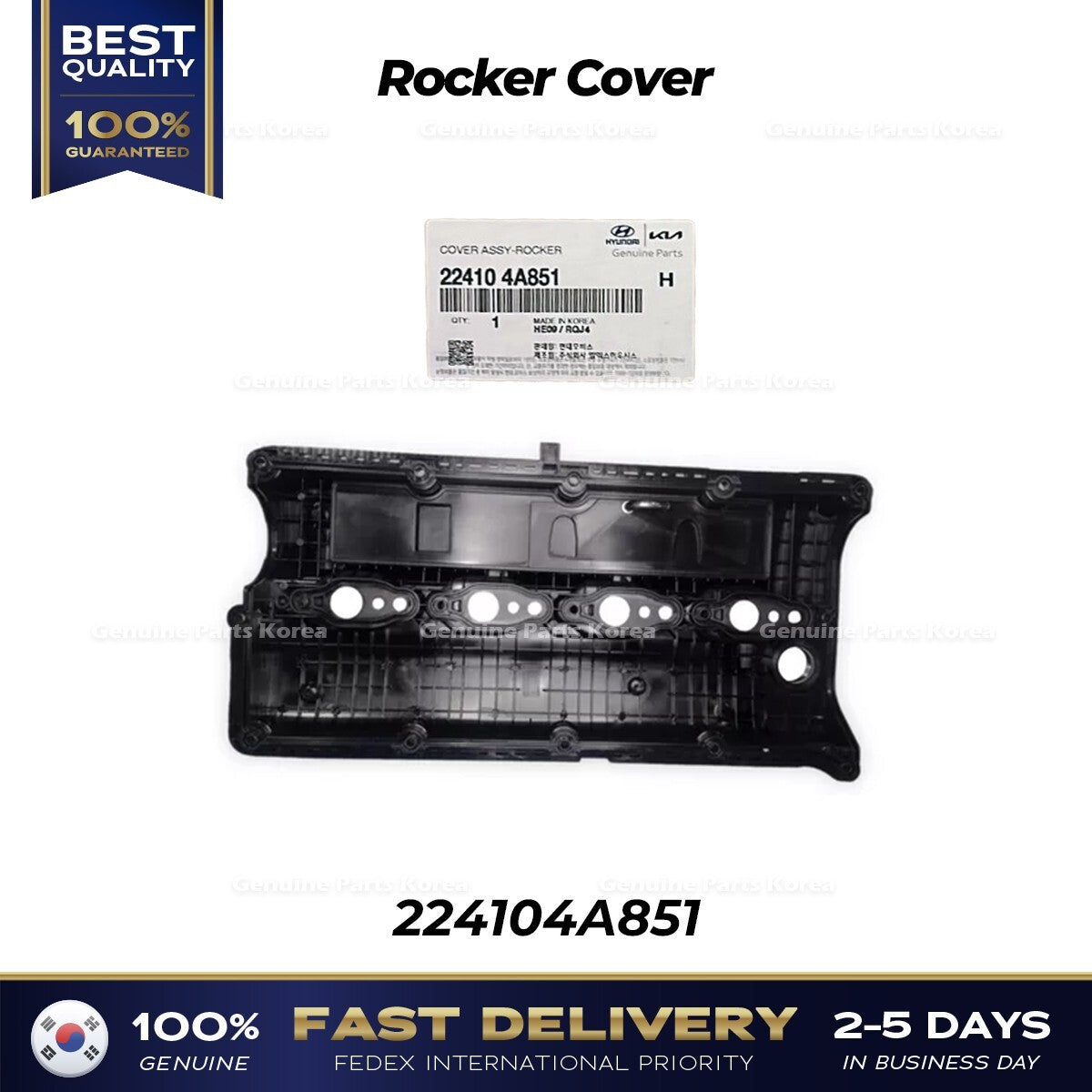 Genuine Rocker Cover 224104A851 for Hyundai H100 Porter II