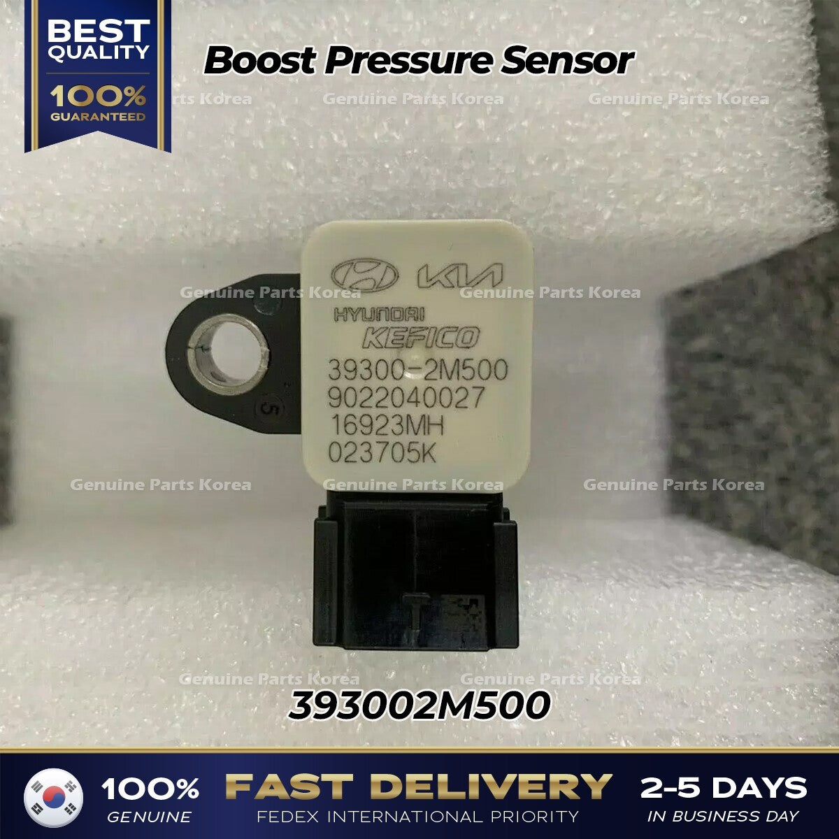 Genuine Boost Pressure Sensor 393002M500 for Hyundai Kia