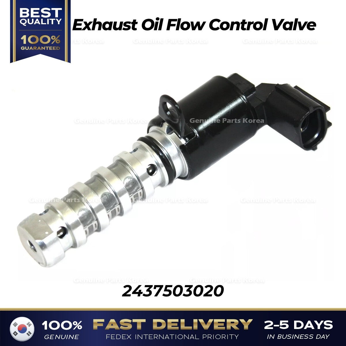 Genuine Exhaust Oil Flow Control Valve 2437503020 for Hyundai Elantra Kia Niro