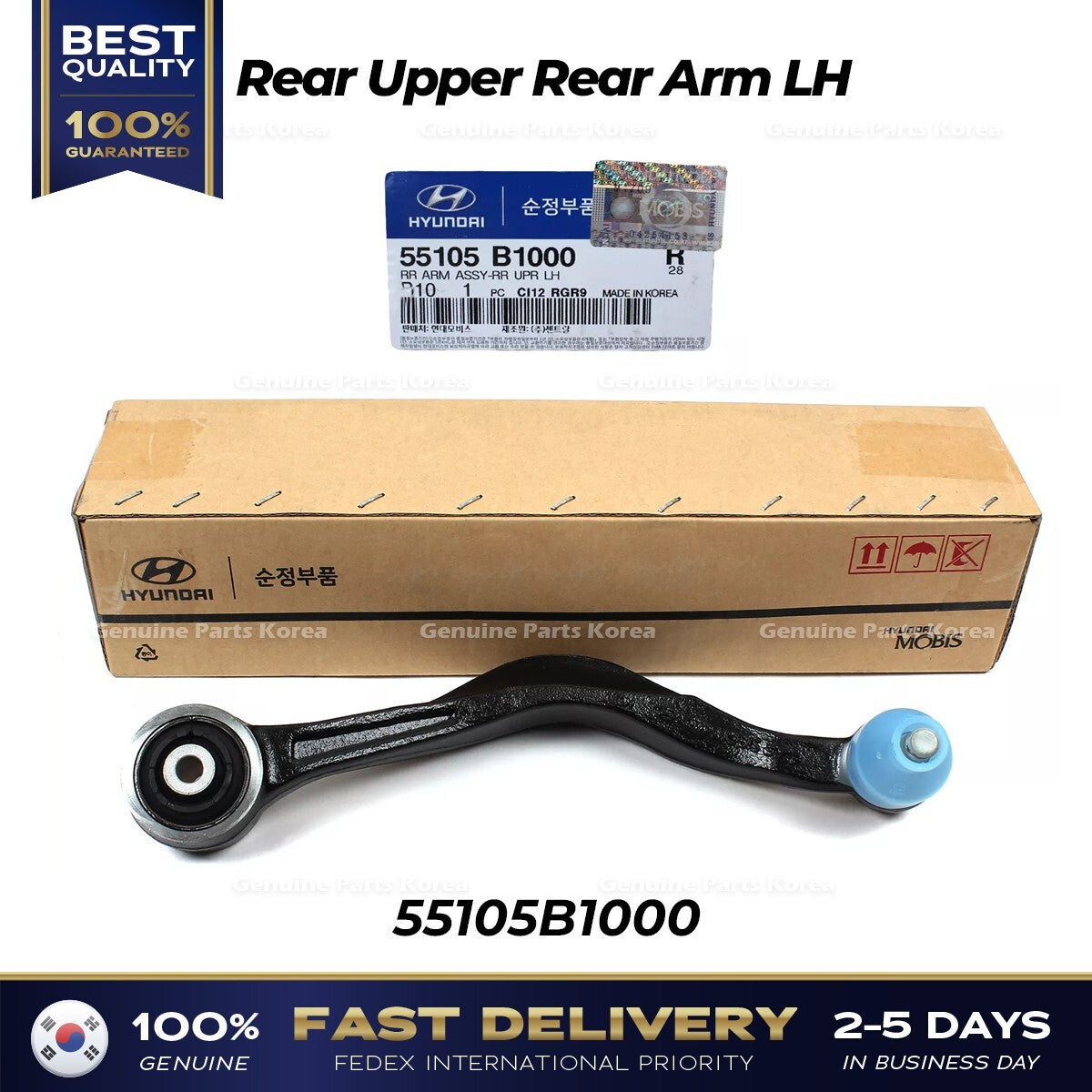 Genuine Rear Upper Rear Arm LH 55105B1000 for Hyundai Genesis
