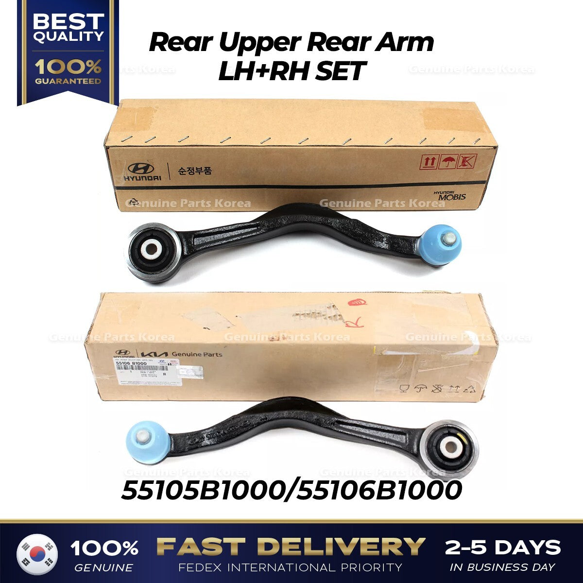 Genuine Rear Upper Rear Arm LH RH SET for Hyundai Genesis