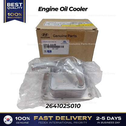 Genuine Engine Oil Cooler 264102S010 for Hyundai Sonata Tucson Kia Sorento