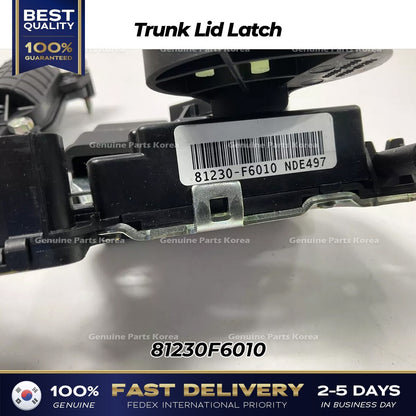 Genuine Trunk Lid Latch 81230F6010 for Kia Cadenza