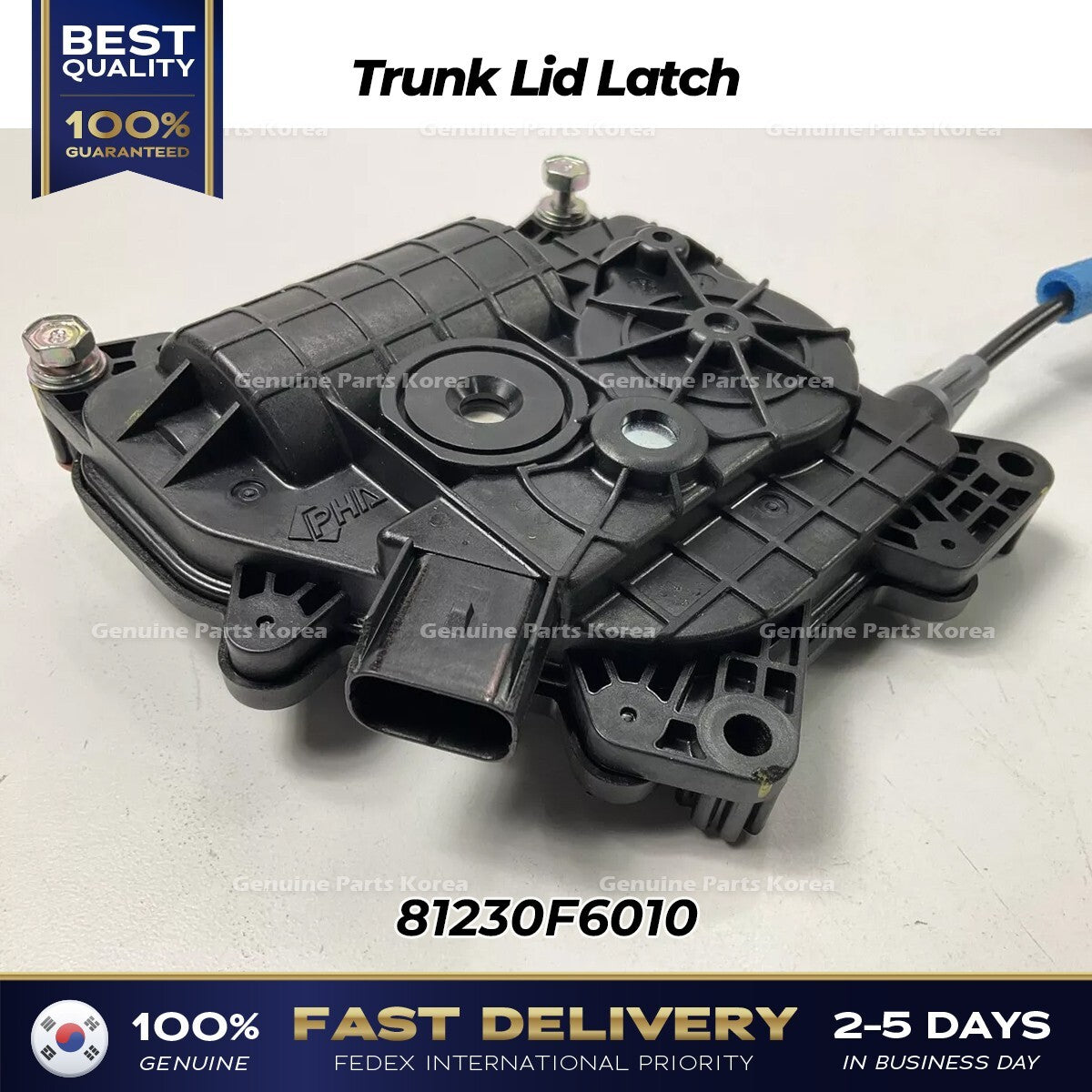 Genuine Trunk Lid Latch 81230F6010 for Kia Cadenza