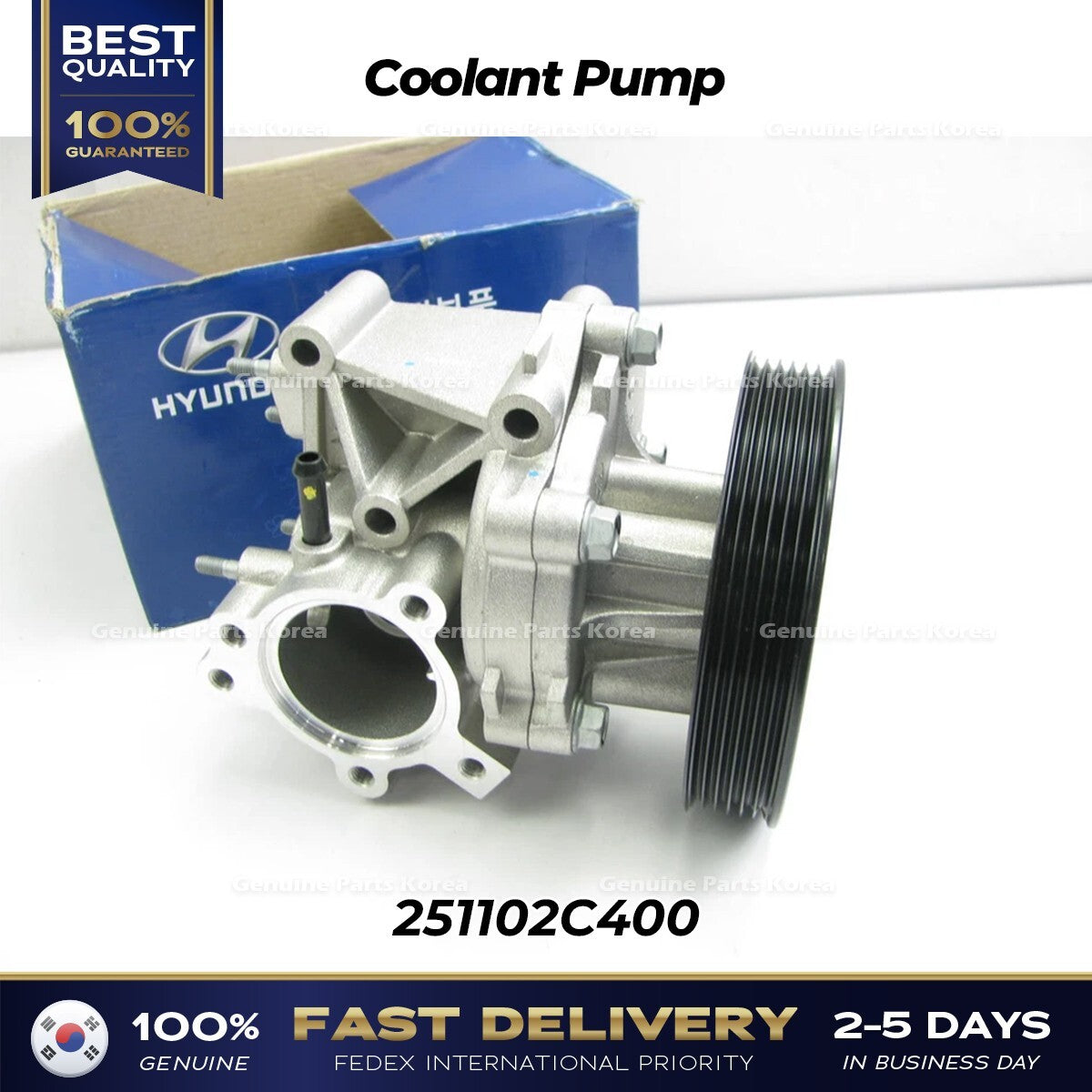 Genuine Coolant Pump 251102C400 for Hyundai Genesis Coupe