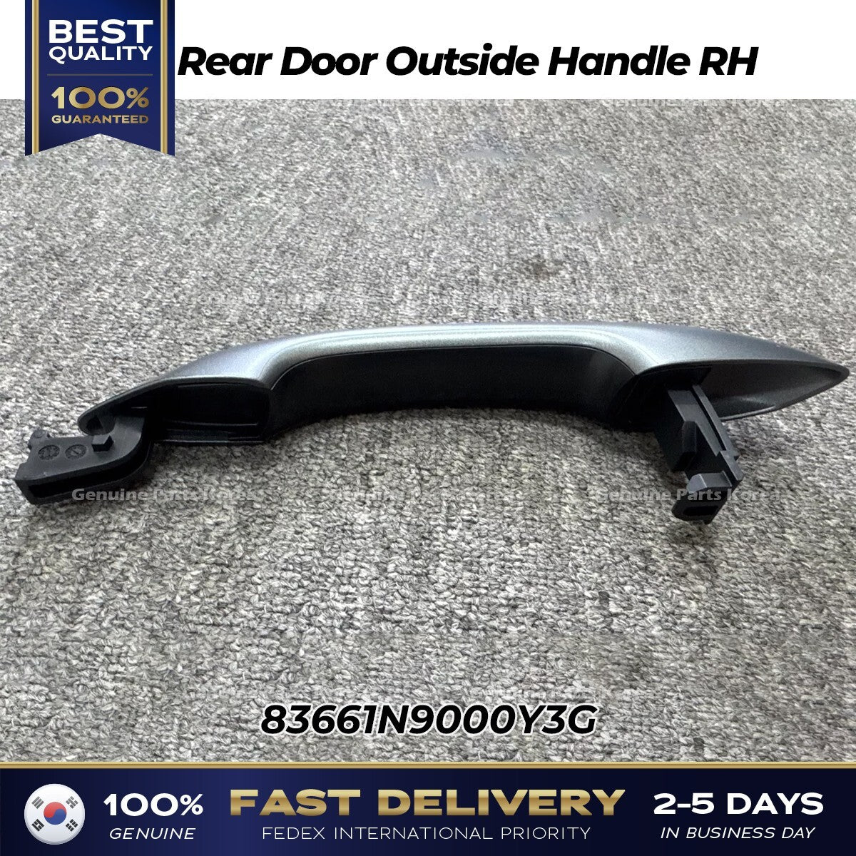 Genuine Rear Door Outside Handle RH 83661N9000Y3G for Hyundai Tucson