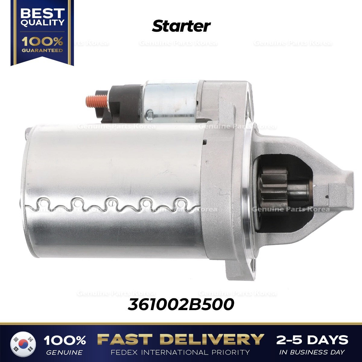 Genuine Starter 361002B500 for Hyundai Veloster