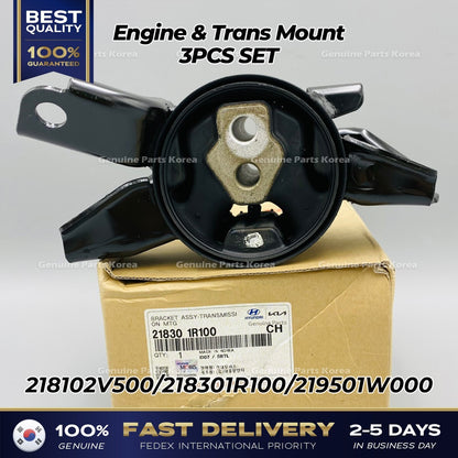 Genuine Engine & Trans Mount 3PCS SET for Hyundai Veloster