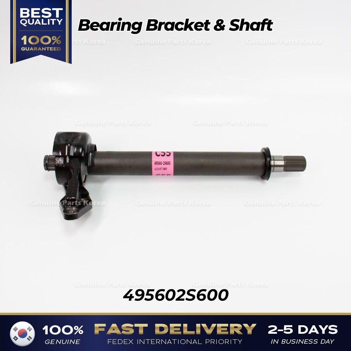 Genuine Bearing Bracket & Shaft 495602S600 for Hyundai Tucson