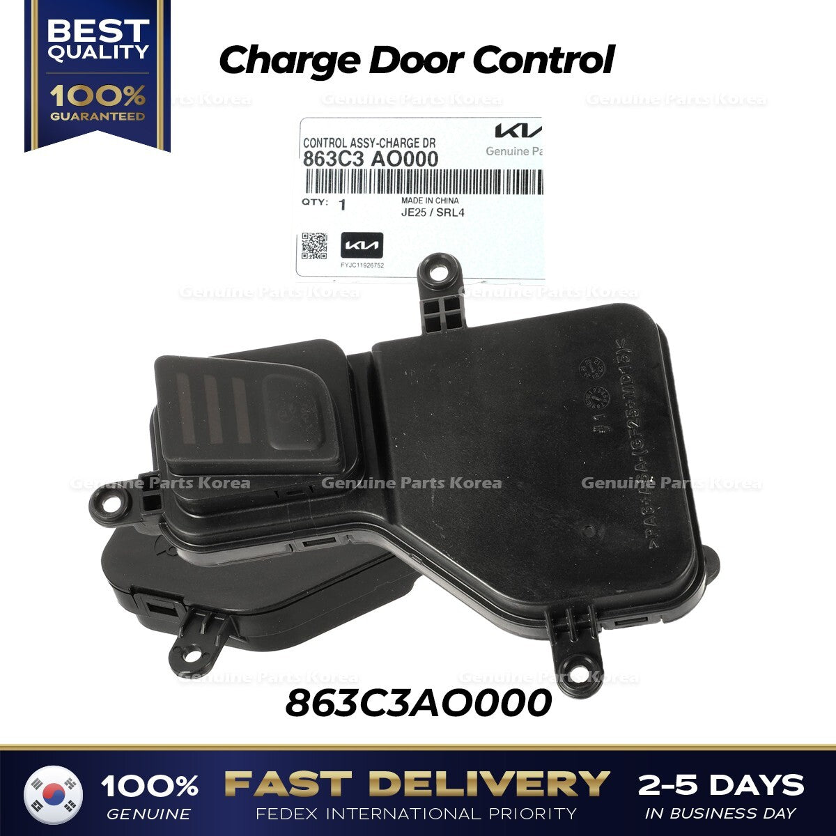 Genuine Charge Door Control 863C3AO000 for Kia Niro EV Motor